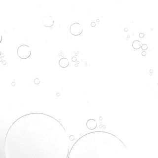 White bubbles on a white background