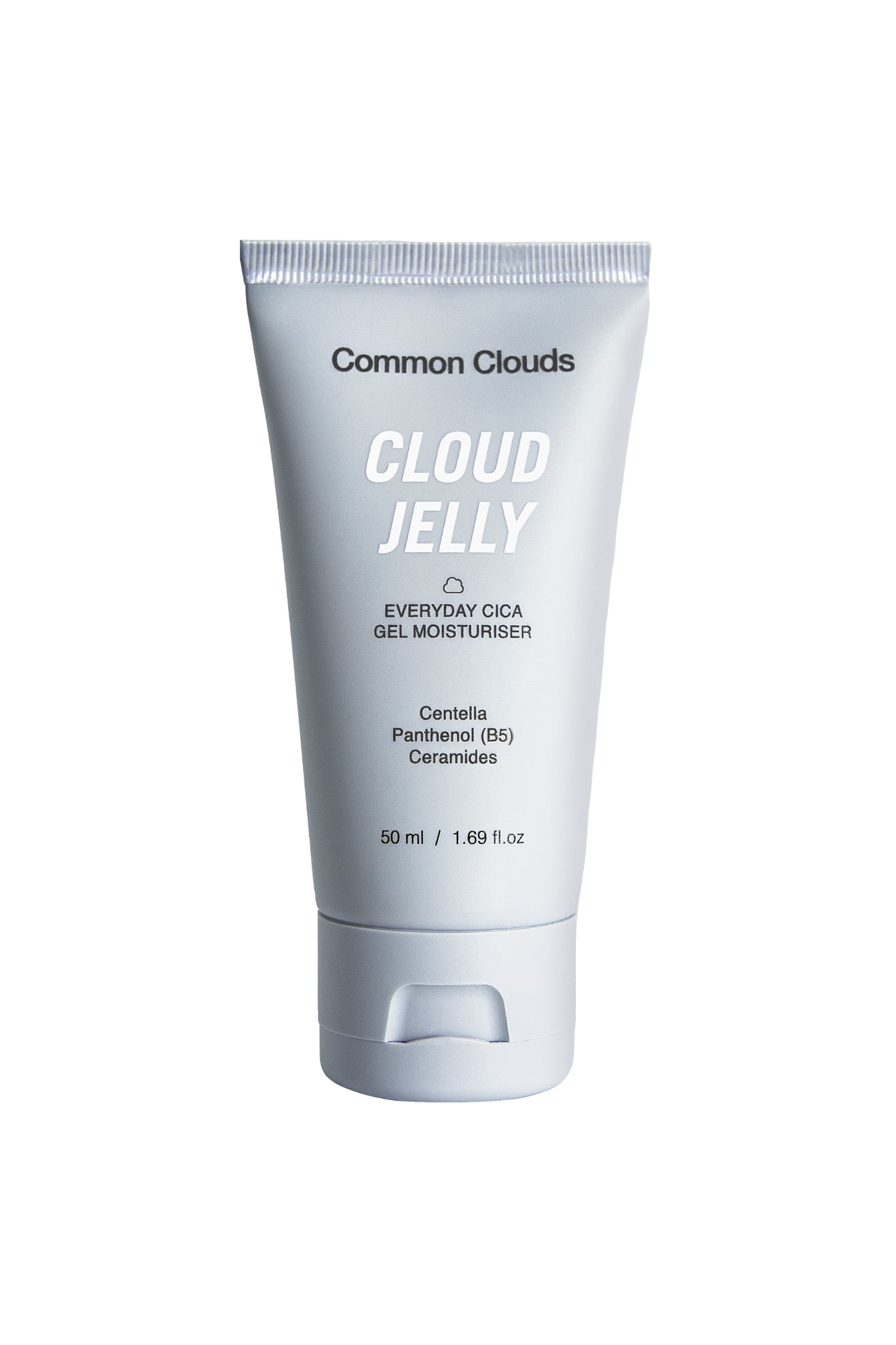 Common Clouds Cloud Jelly – hydrating gel moisturiser with Centella and Panthenol on white background